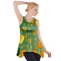 Background Design Texture Tulips Side Drop Tank Tunic View1