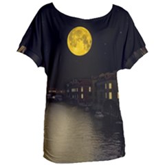 Travel Architecture Tourism Venice Women s Oversized Tee