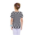2 Color Checkered Square Tunnel Kids  One Piece Tee View2