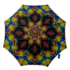 Kaleidoscope Art Pattern Ornament Hook Handle Umbrellas (small)