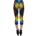 Kaleidoscope Art Pattern Ornament Capri Leggings  View2