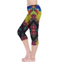 Kaleidoscope Art Pattern Ornament Capri Leggings  View3