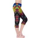 Kaleidoscope Art Pattern Ornament Capri Leggings  View4