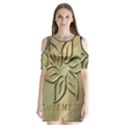 You are my star Shoulder Cutout Velvet One Piece View1