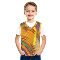 Orange Pink Sketchy Abstract Arch Kids  Sportswear