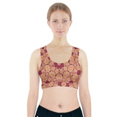 Abstract Art Abstract Background Pattern Sports Bra With Pocket