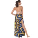 Abstract Antique Art Background Pattern Maxi Chiffon Tie-Up Sarong View2