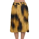 Animal print Leopard Velvet Flared Midi Skirt View2