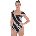 Zebra print Short Sleeve Leotard  View1