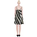 Zebra 2 print Spaghetti Strap Velvet Dress View2