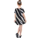 Zebra 2 print Kids  Simple Cotton Dress View2