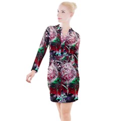 Dedelion Button Long Sleeve Dress