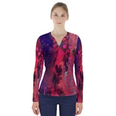 Desert Dreaming V-neck Long Sleeve Top