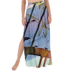 Chaos In Colour  Maxi Chiffon Tie-up Sarong
