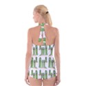 Prickle Plants2 Boyleg Halter Swimsuit  View2