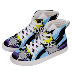 Demon Kingcat Men s Hi-top Skate Sneakers