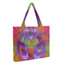 Glitch Glitch Art Grunge Distortion Zipper Medium Tote Bag View2