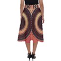 Ornamental Shape Concentric Round Perfect Length Midi Skirt View2