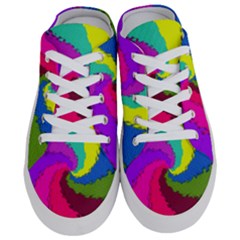 Art Abstract Pattern Color Half Slippers