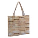 Wicker Model Texture Craft Braided Zipper Medium Tote Bag View2
