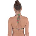 Background Abstract Art Color Halter Neck Bikini Top View2