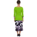 LJP Styles Quarter Sleeve Midi Bodycon Dress View2