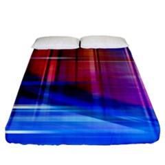 Double Lines Fitted Sheet (king Size)