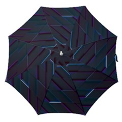 Glass Scifi Violet Ultraviolet Straight Umbrellas by Sapixe