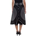 Digital Art Background Black White Perfect Length Midi Skirt View2