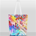 Background Drips Fluid Colorful Full Print Rope Handle Tote (Small) View2