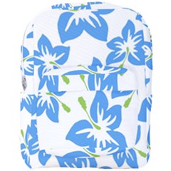 Hibiscus Wallpaper Flowers Floral Full Print Backpack by Sapixe