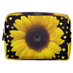 Flowers Hearts Heart Make Up Pouch (medium) by Sapixe