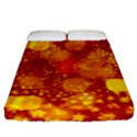Christmas Star Advent Background Fitted Sheet (Queen Size) View1
