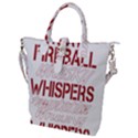 Fireball Whiskey Shirt Solid Letters 2016 Buckle Top Tote Bag View1