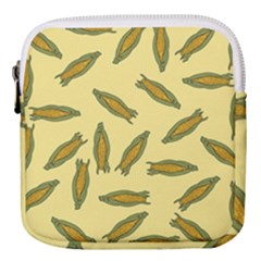 Corn Pattern Mini Square Pouch by Valentinaart