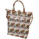 VENICE Buckle Top Tote Bag View2