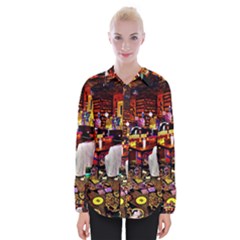 Painted House Womens Long Sleeve Shirt