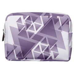 Geometry Triangle Abstract Make Up Pouch (medium) by Alisyart