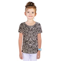 Wordsworth Metallic Pattern Kids  One Piece Tee