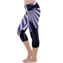 Superhero Background Lights City Capri Yoga Leggings View2