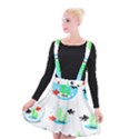 Fishbowl Fish Goldfish Water Suspender Skater Skirt View1