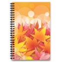 Autumn Background Maple Leaves Bokeh 5.5  x 8.5  Notebook New View1