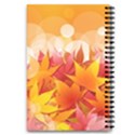 Autumn Background Maple Leaves Bokeh 5.5  x 8.5  Notebook New View2