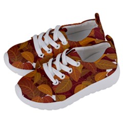 Leaves Pattern Kids  Lightweight Sports Shoes