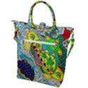 Cosmic Lizards With Alien Spaceship Buckle Top Tote Bag View2