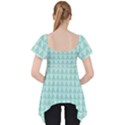 Mint Triangle shape pattern Lace Front Dolly Top View2