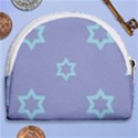 Star Christmas Night Seamlessly Horseshoe Style Canvas Pouch View2