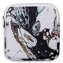 Abstract Structure Pattern Mini Square Pouch View1