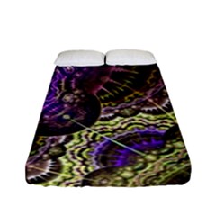 Abstract Fractal Art Design Fitted Sheet (full/ Double Size)