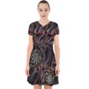 Geometry Math Fractal Art Adorable in Chiffon Dress View1
